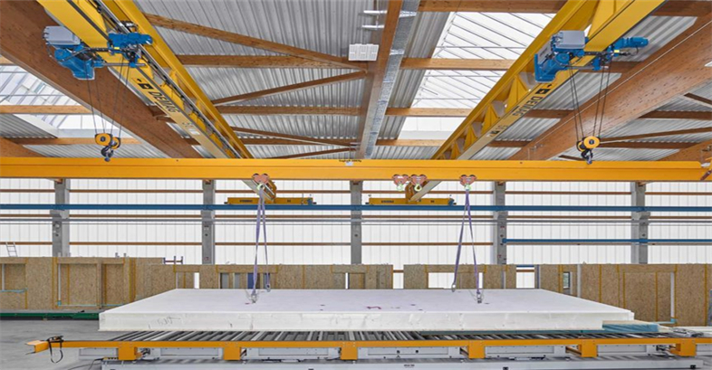 Synchronized Operation Overhead Crane